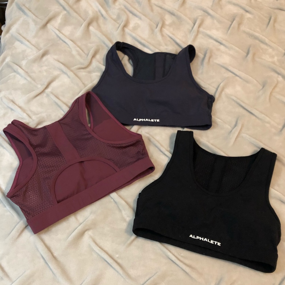 3 Alphalete Surface Reign Bras